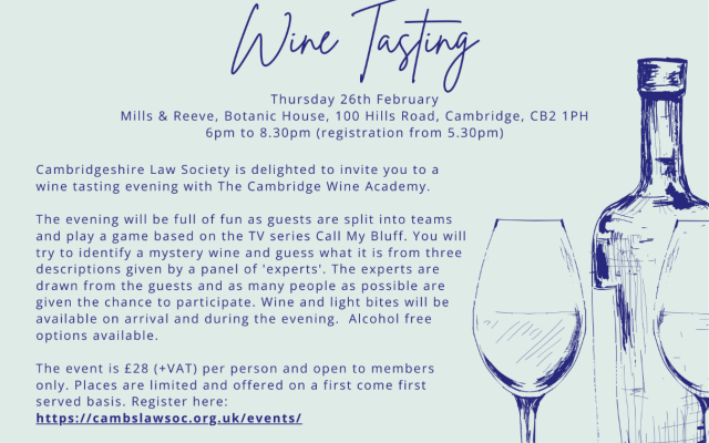 CLS Wine Tasting Event